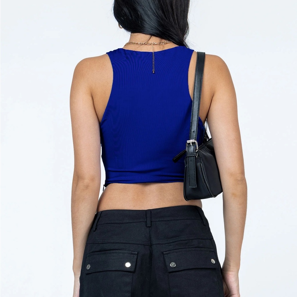 Blue Going Out Top - Picture 3 of 3